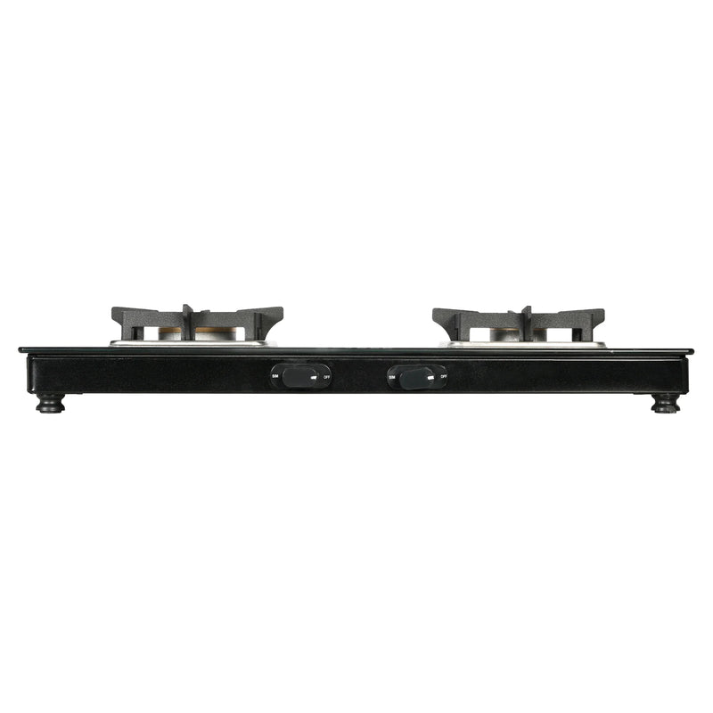 Faber Cooktop Remo 2BB BK – 2 Burner Manual Gas Cooktop with Brass Burners & Jumbo Burner | MS Powder Coated Finish-4