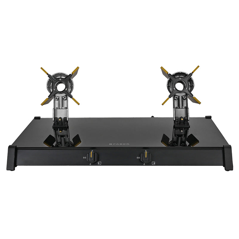 Faber HOB COOKTOP GENIUS 752 BK – 75cm 2 Burner Gas Hob, Brass Burners, Manual Ignition, Black Matte Finish-8