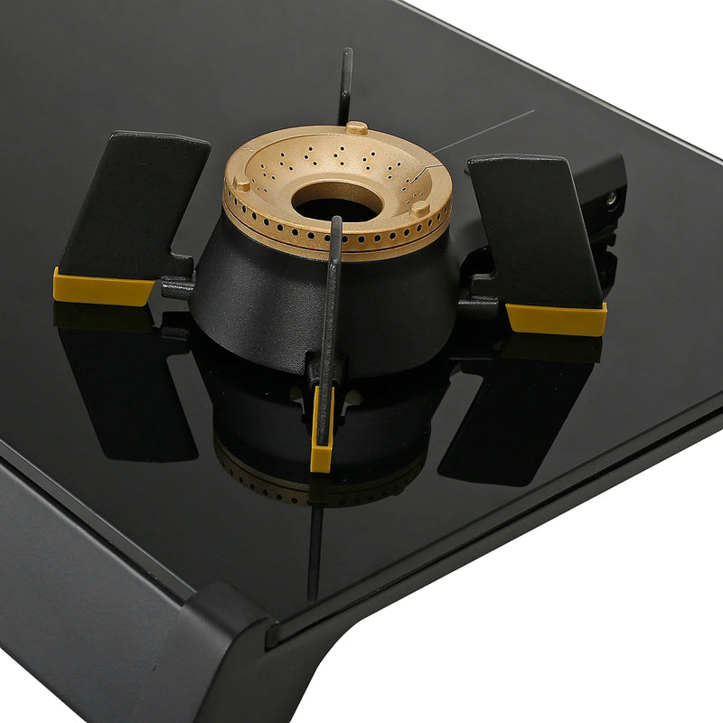 Faber HOB COOKTOP GENIUS 752 BK – 75cm 2 Burner Gas Hob, Brass Burners, Manual Ignition, Black Matte Finish-11