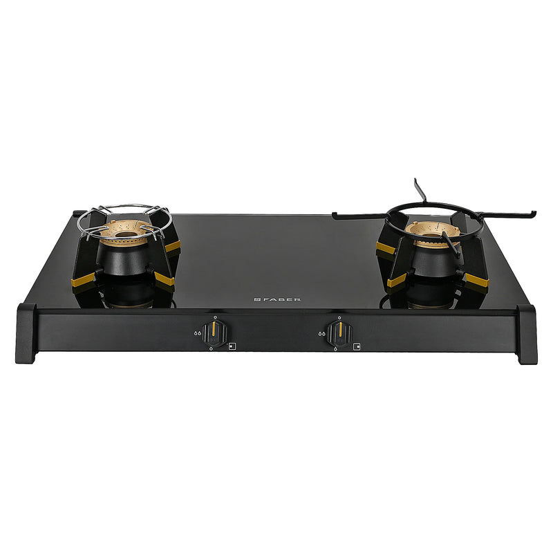 Faber HOB COOKTOP GENIUS 752 BK – 75cm 2 Burner Gas Hob, Brass Burners, Manual Ignition, Black Matte Finish-13