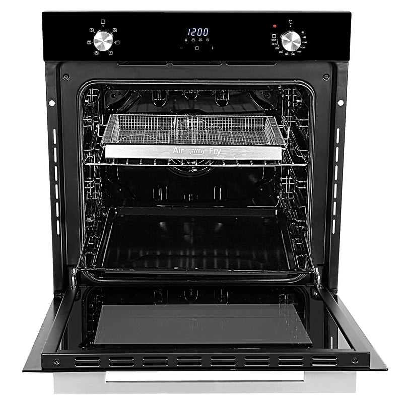Faber FBIO 83L 6F AF BK Built-in Oven – 83L Black Glass, 6 Cooking Functions, Sensor Touch Control, 3D Hot Air Circulation, Air Fry, Energy Efficient-7