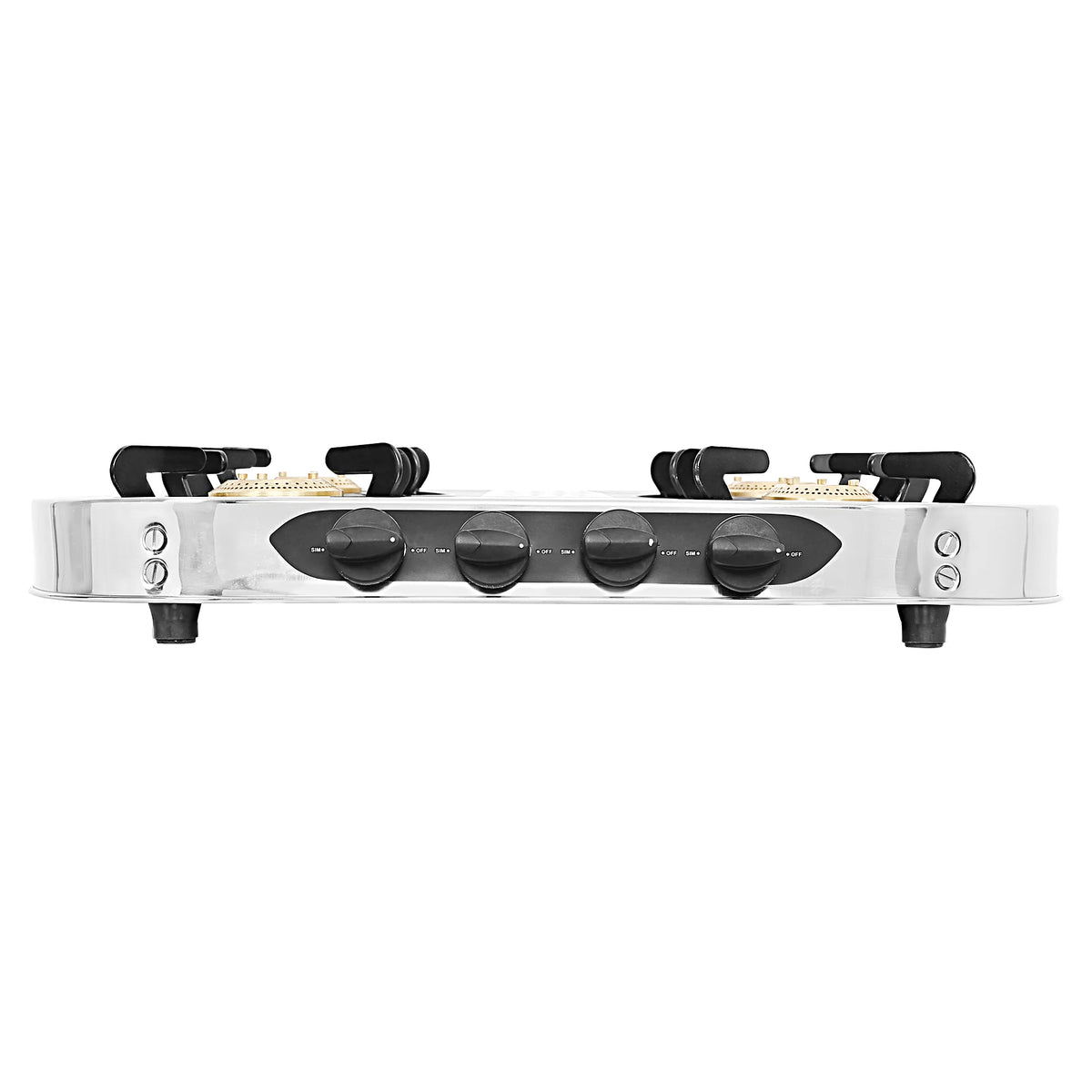 Faber HOB COOKTOP CRYSTAL 4BB SS – 60cm 4 Burner Gas Cooktop, Brass Burners, Stainless Steel Finish, Manual Ignition-5