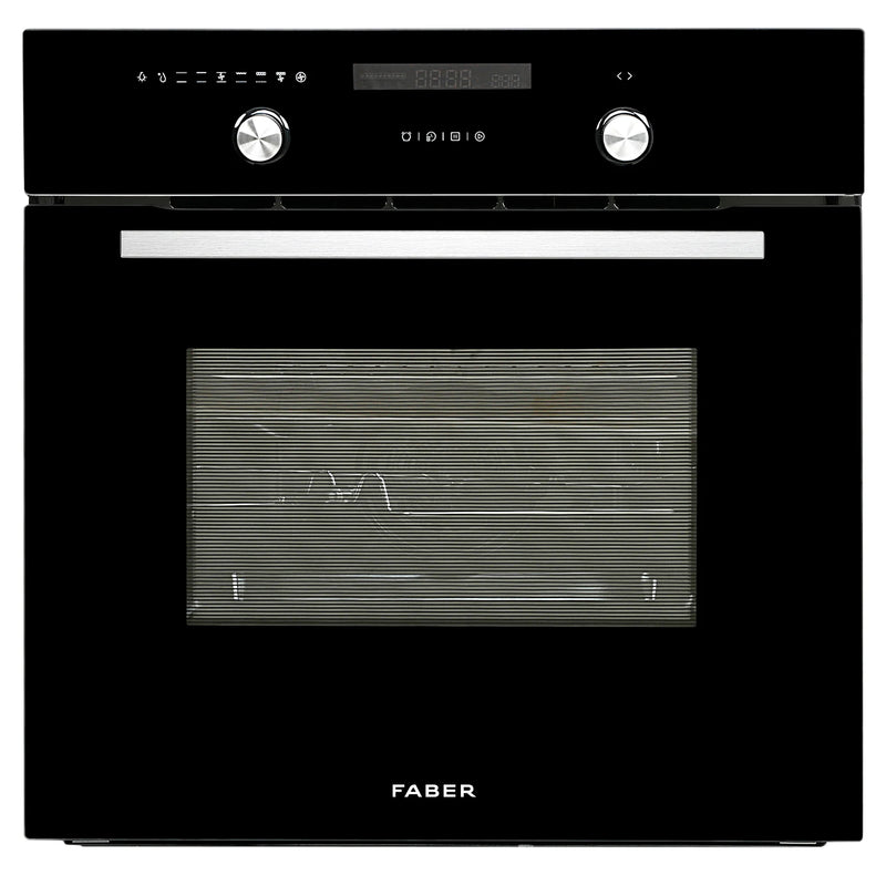 Faber FBIO 82L 10F BK with ART Built-in Oven – 82L Black Glass, 10 Cooking Functions, 3D Hot Air, Anti-Scald, Energy Efficient-2