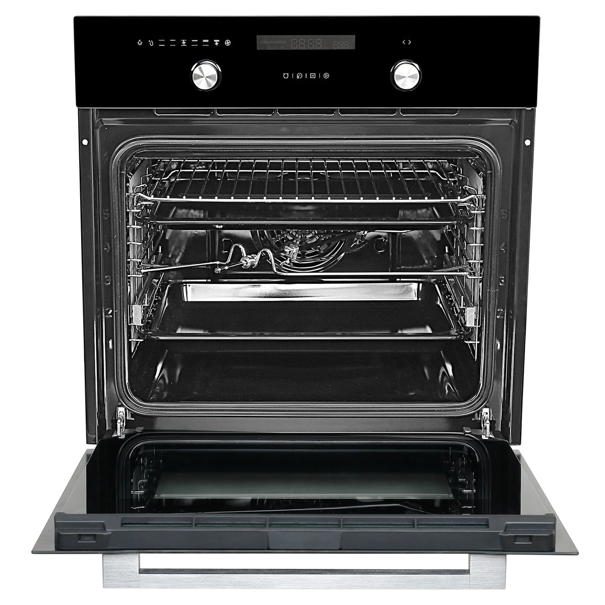 Faber FBIO 82L 10F BK with ART Built-in Oven – 82L Black Glass, 10 Cooking Functions, 3D Hot Air, Anti-Scald, Energy Efficient-5