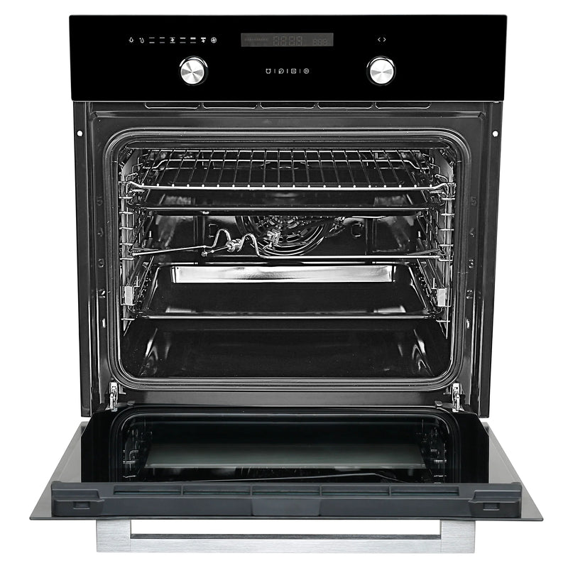 Faber FBIO 82L 10F BK with ART Built-in Oven – 82L Black Glass, 10 Cooking Functions, 3D Hot Air, Anti-Scald, Energy Efficient-5