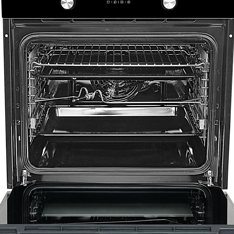 Faber FBIO 82L 10F BK with ART Built-in Oven – 82L Black Glass, 10 Cooking Functions, 3D Hot Air, Anti-Scald, Energy Efficient-6