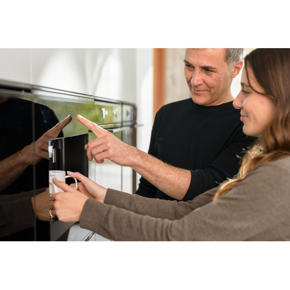 Franke Mythos FMY 45 CM BK Built-in Coffee Machine (Bean to Cup, Milk Frother, LCD Display, 200g Bean Container, Black)-4