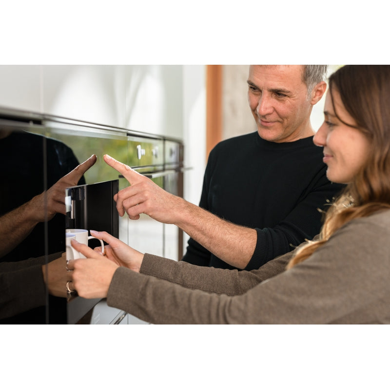 Franke Mythos FMY 45 CM BK Built-in Coffee Machine (Bean to Cup, Milk Frother, LCD Display, 200g Bean Container, Black)-4
