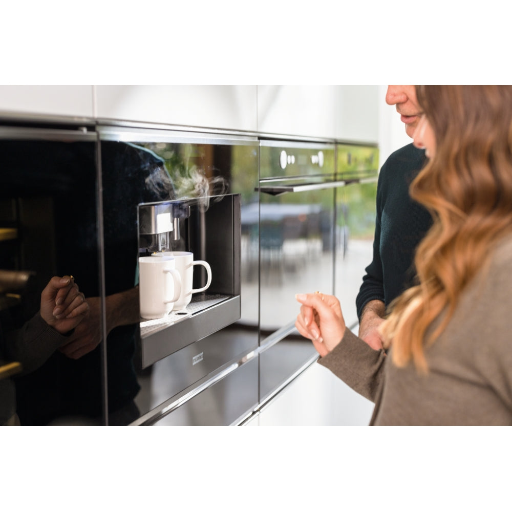 Franke Mythos FMY 45 CM BK Built-in Coffee Machine (Bean to Cup, Milk Frother, LCD Display, 200g Bean Container, Black)-6