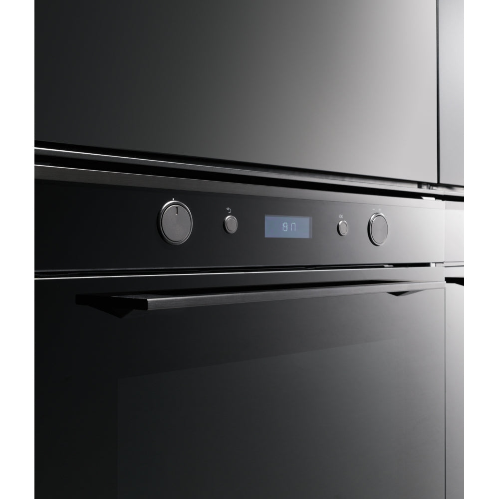 Franke Mythos FMY 98 P BK Built-in Pyrolytic Oven (73L, Black Glass, A+ Energy, 10 Functions, LCD Display, Self-Cleaning, Soft Close Door)-11
