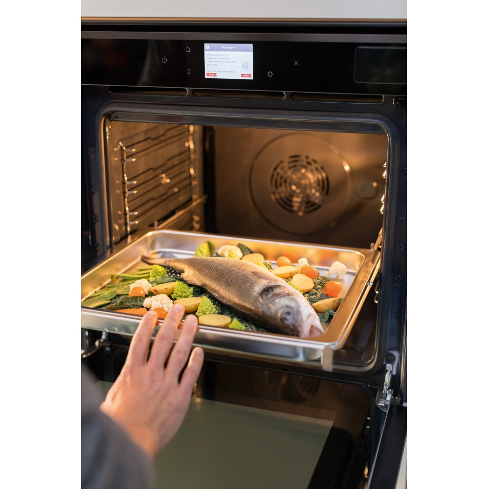 Franke Mythos FMY 99 HS BK Built-in Steam Oven (73L, Full Steam, TFT Touch Display, 19 Functions, CookAssist, Multicooking, A+ Energy, Black Glass)-19
