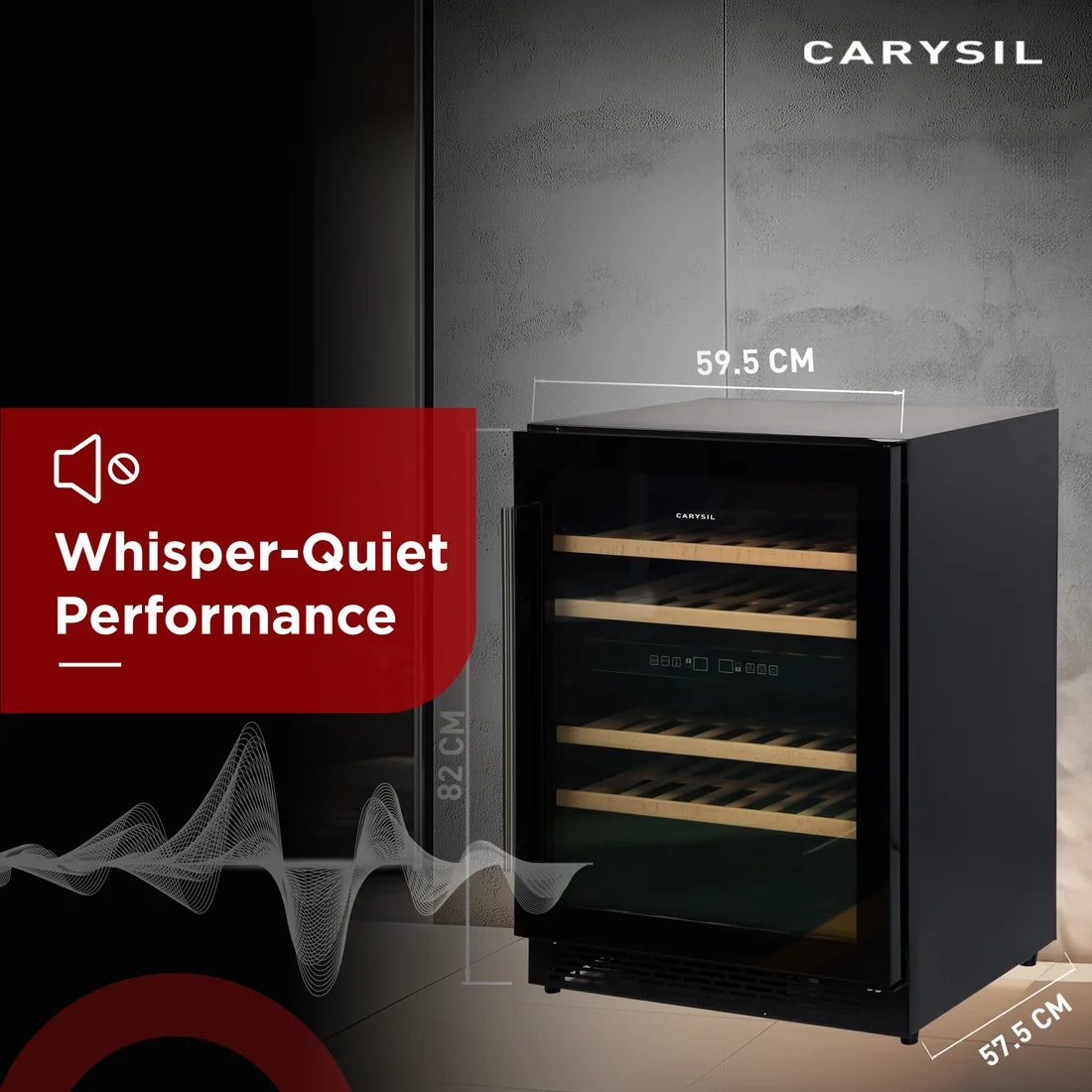 Carysil 49 Bottle Wine Chiller-4