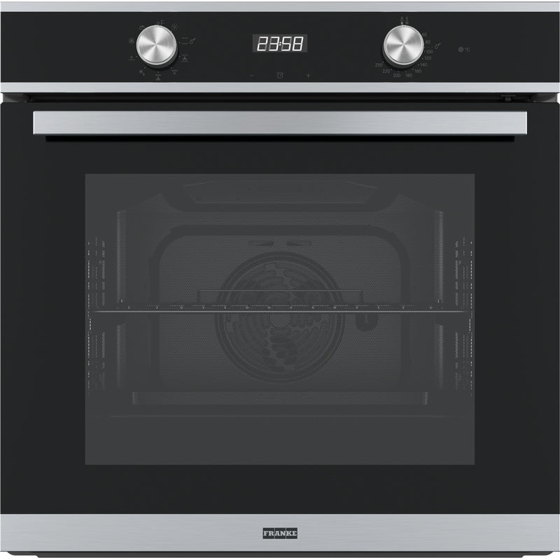 Franke FSM 86 H XS Built-in Electric Oven (71L, Inox Stainless Steel, A Energy, Steam Cleaning, 9 Functions, Soft Close Door, Touch Display)-1
