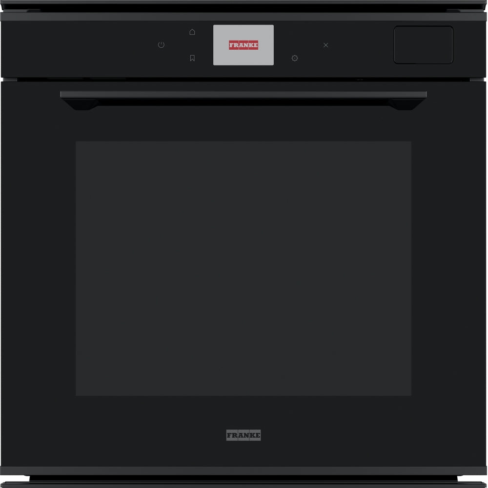 Franke Mythos FMY 99 HS BK Built-in Steam Oven (73L, Full Steam, TFT Touch Display, 19 Functions, CookAssist, Multicooking, A+ Energy, Black Glass)-1