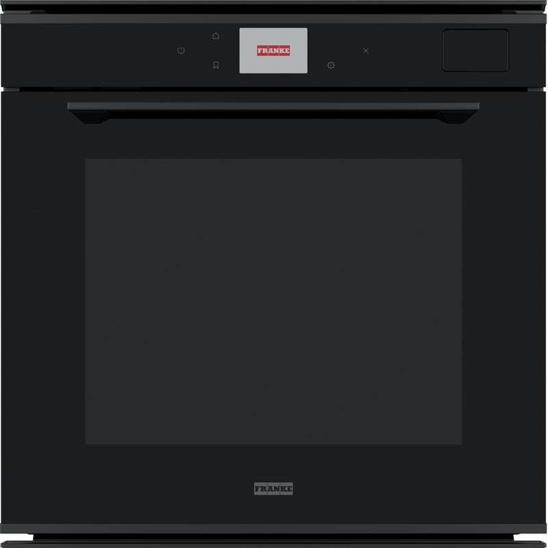 Franke Mythos FMY 99 HS BK Built-in Steam Oven (73L, Full Steam, TFT Touch Display, 19 Functions, CookAssist, Multicooking, A+ Energy, Black Glass)-1