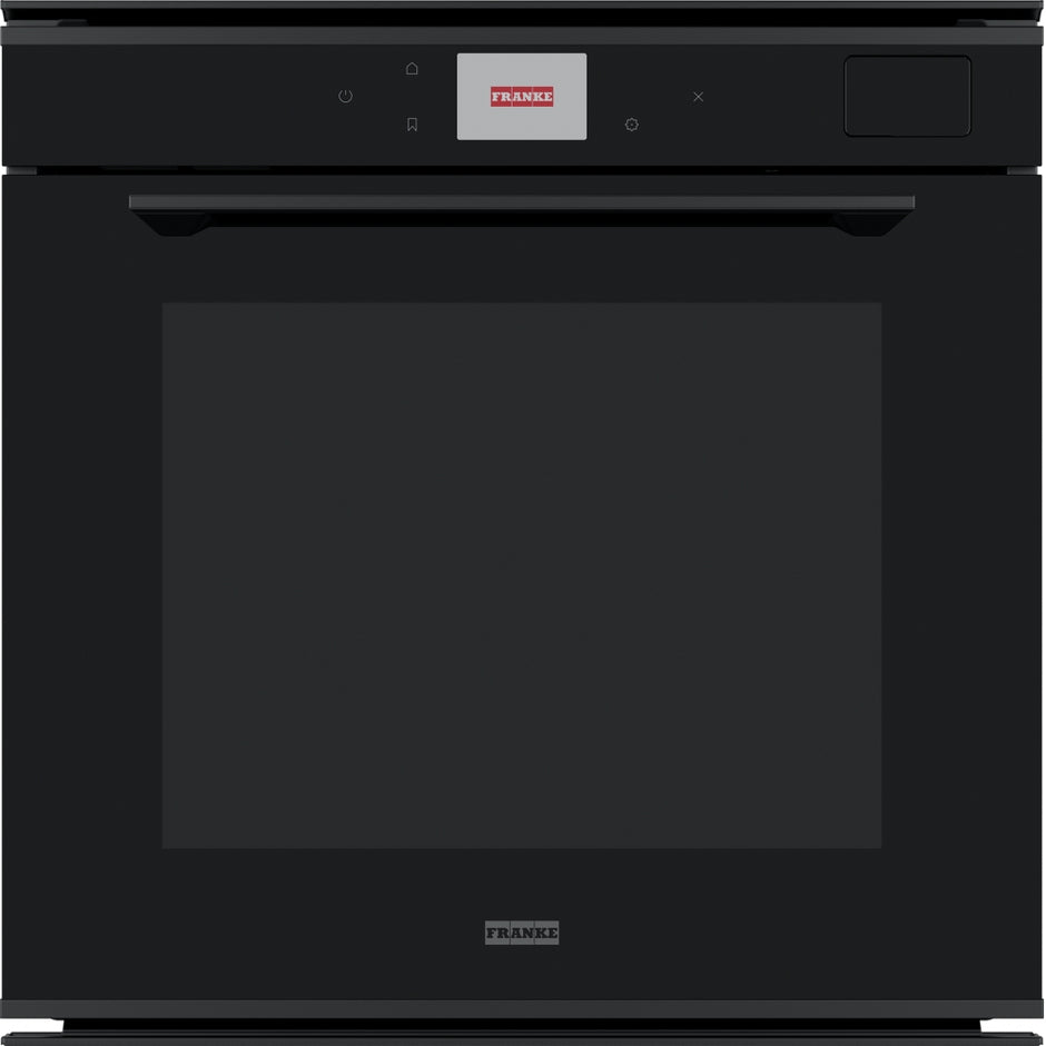 Franke Mythos FMY 99 HS BK Built-in Steam Oven (73L, Full Steam, TFT Touch Display, 19 Functions, CookAssist, Multicooking, A+ Energy, Black Glass)