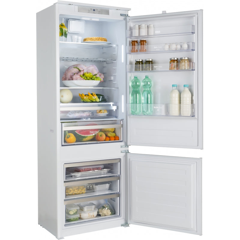 Franke Mythos FCB 400 V NE E Built-in Refrigerator (400L, Bottom Freezer, Fast Cool & Freeze, EasyFrost, 35dB, White)-1