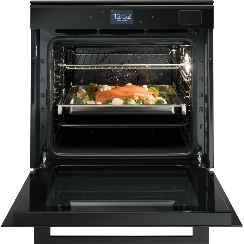 Franke Mythos FMY 99 HS BK Built-in Steam Oven (73L, Full Steam, TFT Touch Display, 19 Functions, CookAssist, Multicooking, A+ Energy, Black Glass)-4