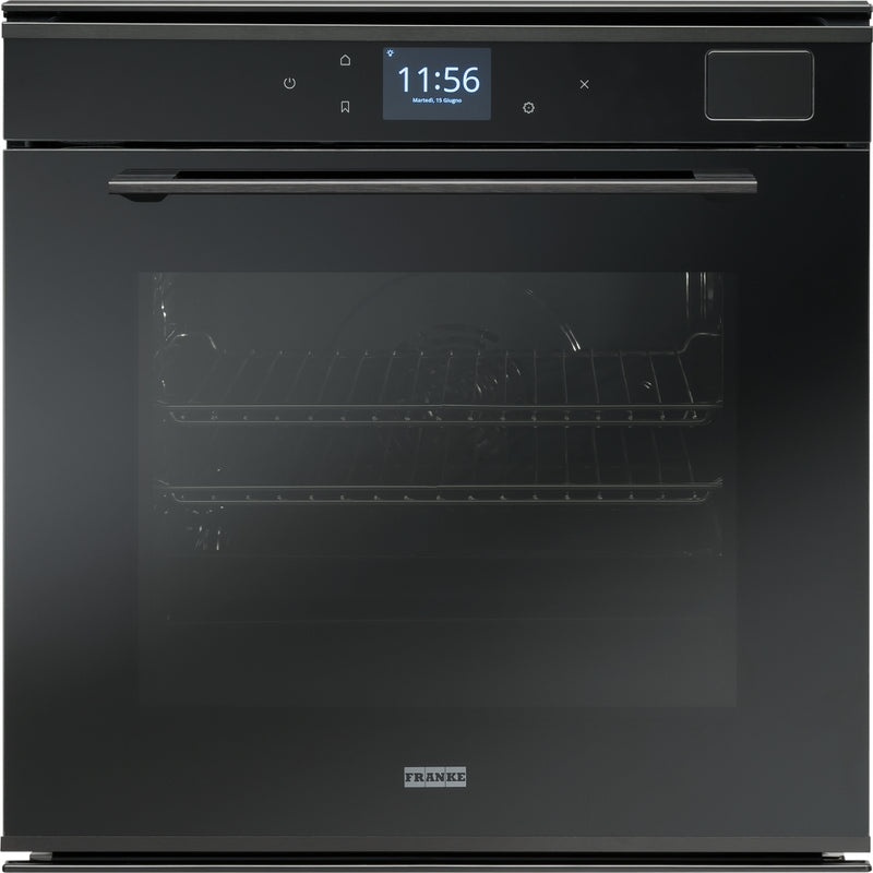 Franke Mythos FMY 99 HS BK Built-in Steam Oven (73L, Full Steam, TFT Touch Display, 19 Functions, CookAssist, Multicooking, A+ Energy, Black Glass)-2