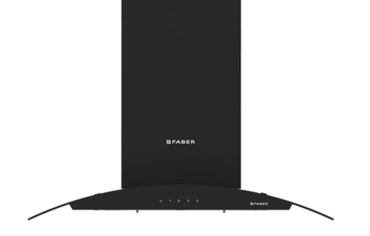 Faber Feel Isola Smart DTC BK 90 cm Ceiling-Mounted Chimney – 1000 m³/hr Suction, Dual Touch Control