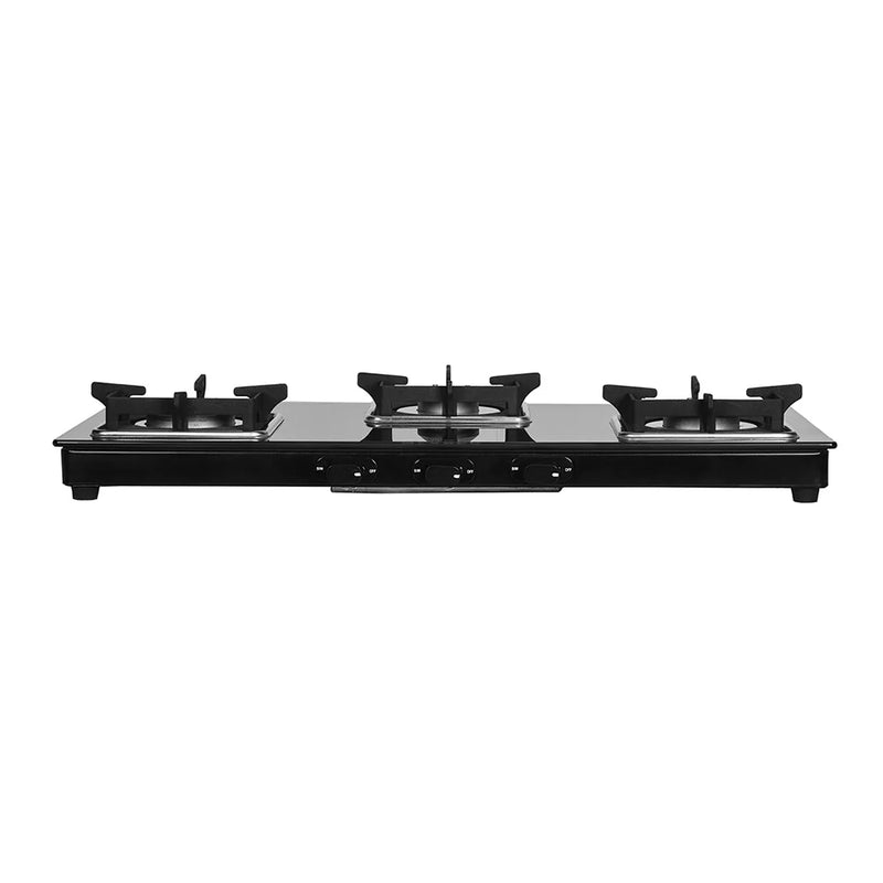 Faber Cooktop Remo 3BB BK – 3 Burner Manual Gas Cooktop with Brass Burners & Jumbo Burner | MS Powder Coated Finish-5