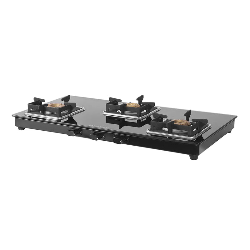 Faber Cooktop Remo 3BB BK – 3 Burner Manual Gas Cooktop with Brass Burners & Jumbo Burner | MS Powder Coated Finish-3