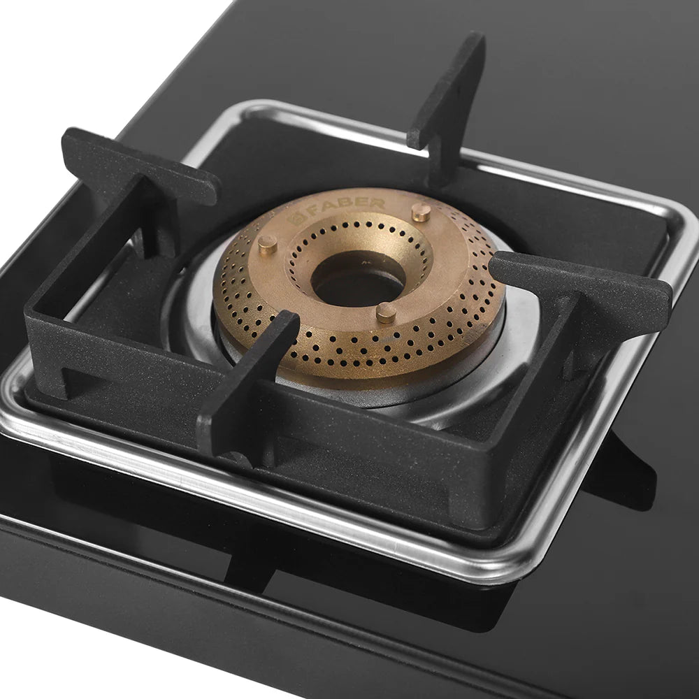 Faber Cooktop Remo 3BB BK – 3 Burner Manual Gas Cooktop with Brass Burners & Jumbo Burner | MS Powder Coated Finish-6