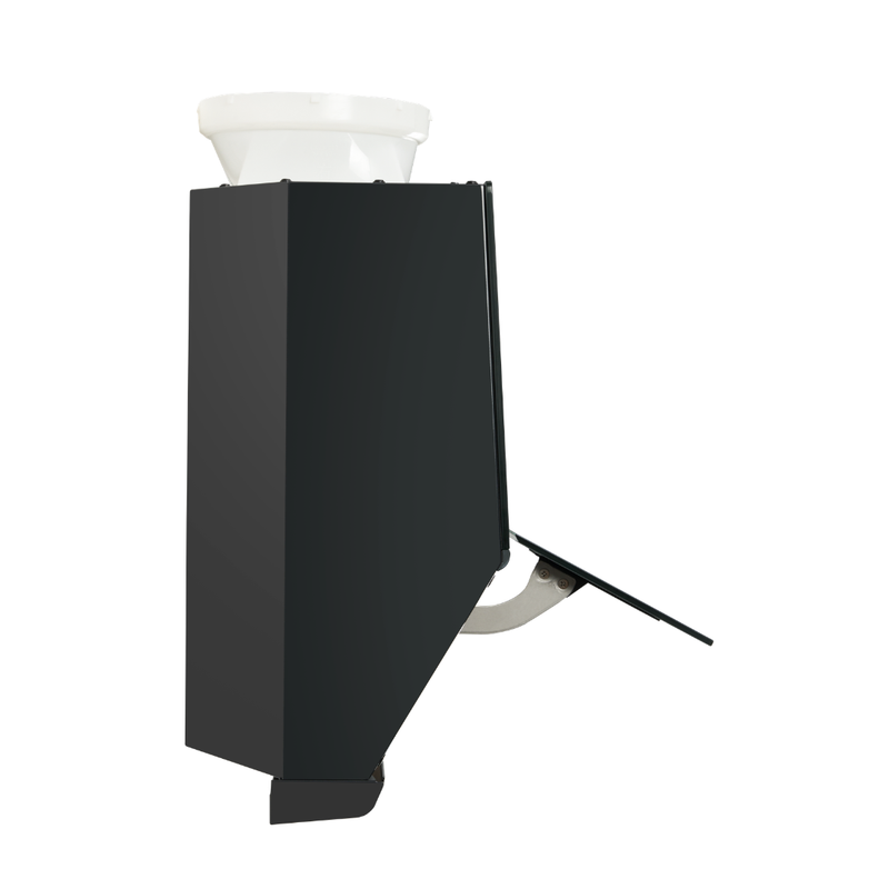 Carysil Split BLDC 90 Chimney | 1800 m³/h Suction | BLDC Motor 250W | Filterless Auto Clean Kitchen Chimney with Touch Control (Matt Black)-2