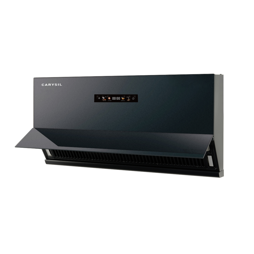 Carysil Split BLDC 90 Chimney | 1800 m³/h Suction | BLDC Motor 250W | Filterless Auto Clean Kitchen Chimney with Touch Control (Matt Black)-4
