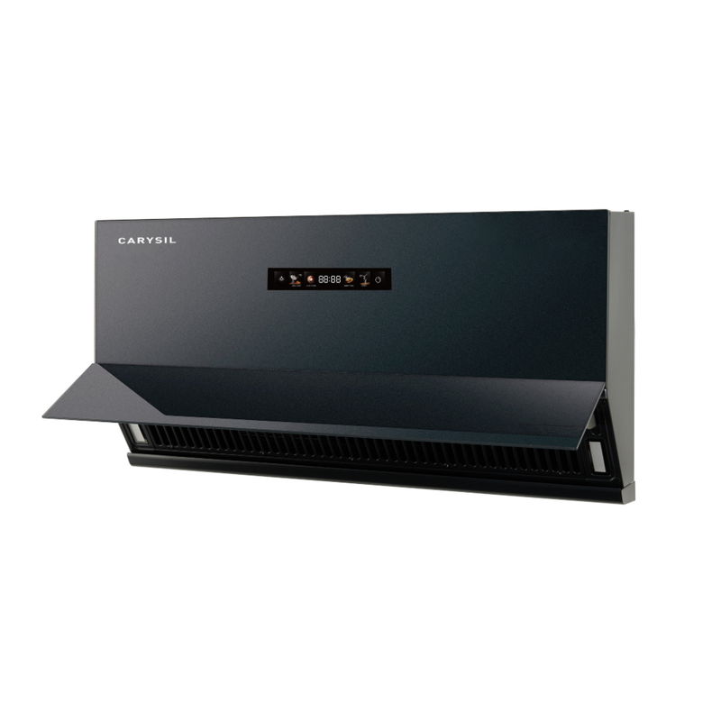 Carysil Split BLDC 90 Chimney | 1800 m³/h Suction | BLDC Motor 250W | Filterless Auto Clean Kitchen Chimney with Touch Control (Matt Black)-4