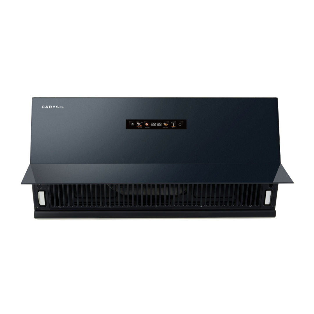 Carysil Split BLDC 90 Chimney | 1800 m³/h Suction | BLDC Motor 250W | Filterless Auto Clean Kitchen Chimney with Touch Control (Matt Black)-8