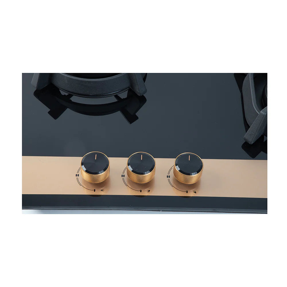 Faber Utopia HT-603 BR CI 60 cm Built-In Gas Hob – 3 Brass Burners, Flame Failure Safety & Auto-Ignition-6