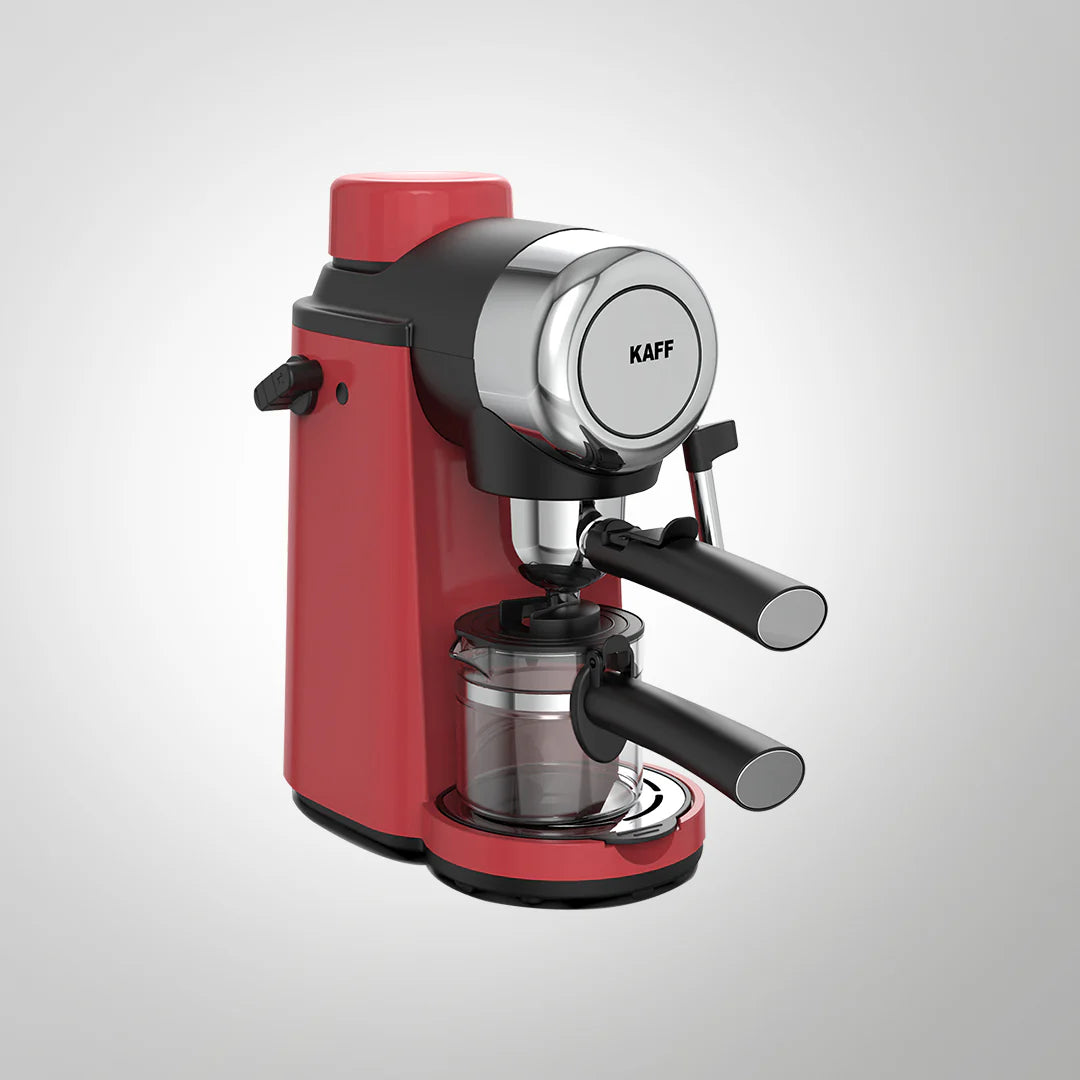 KAFF VIENNA Coffee Machine (Free Standing) Red & Black