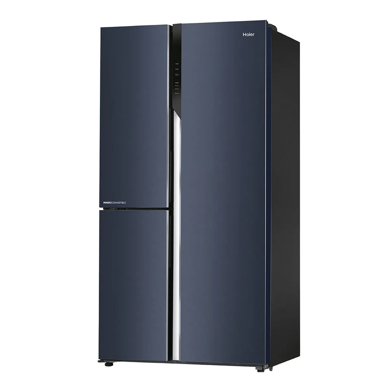 HAIER 598L 3-DOOR SIDE-BY-SIDE REFRIGERATOR – GRAPHITE BLACK HRT-683GKU1-1