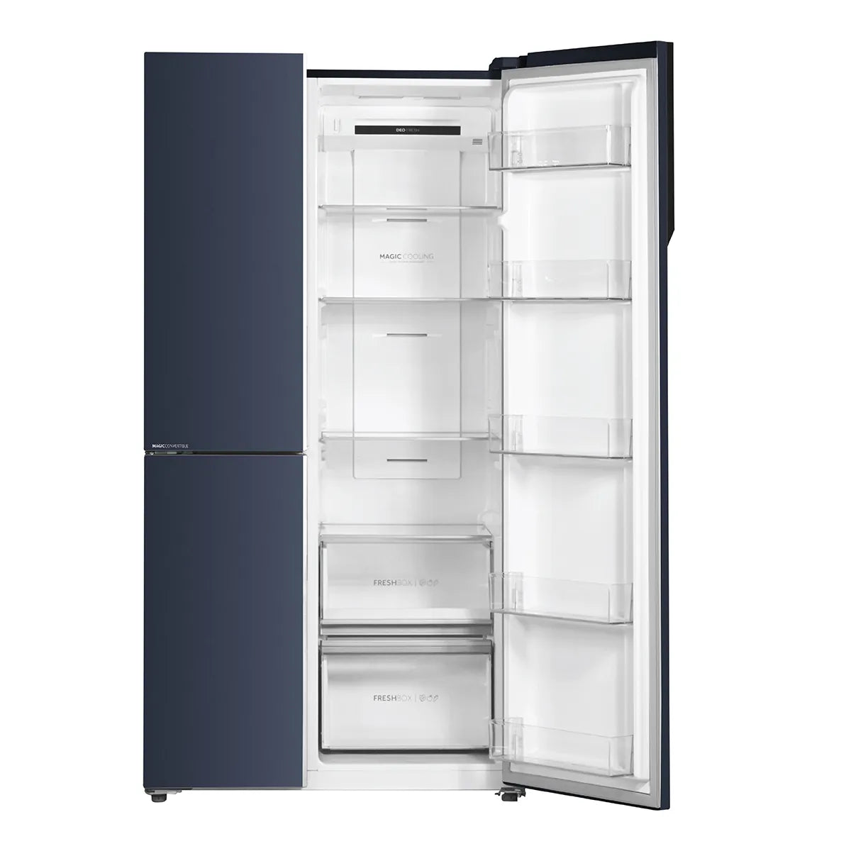 HAIER 598L 3-DOOR SIDE-BY-SIDE REFRIGERATOR – GRAPHITE BLACK HRT-683GKU1-4