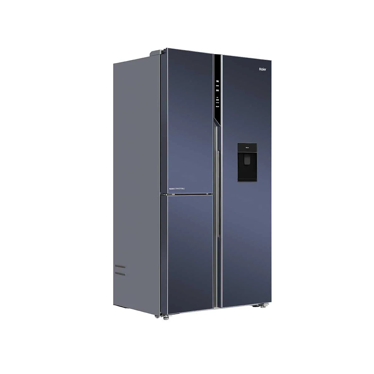 HAIER 592L 3-DOOR SIDE-BY-SIDE REFRIGERATOR – WI-FI, WATER DISPENSER, GRAPHITE BLACK HRT-683WGKU1-1