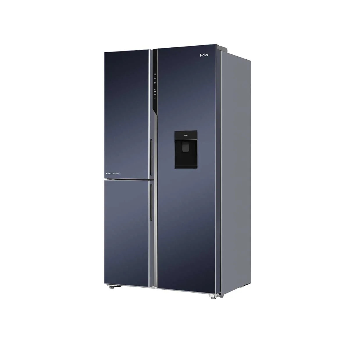 HAIER 592L 3-DOOR SIDE-BY-SIDE REFRIGERATOR – WI-FI, WATER DISPENSER, GRAPHITE BLACK HRT-683WGKU1-3