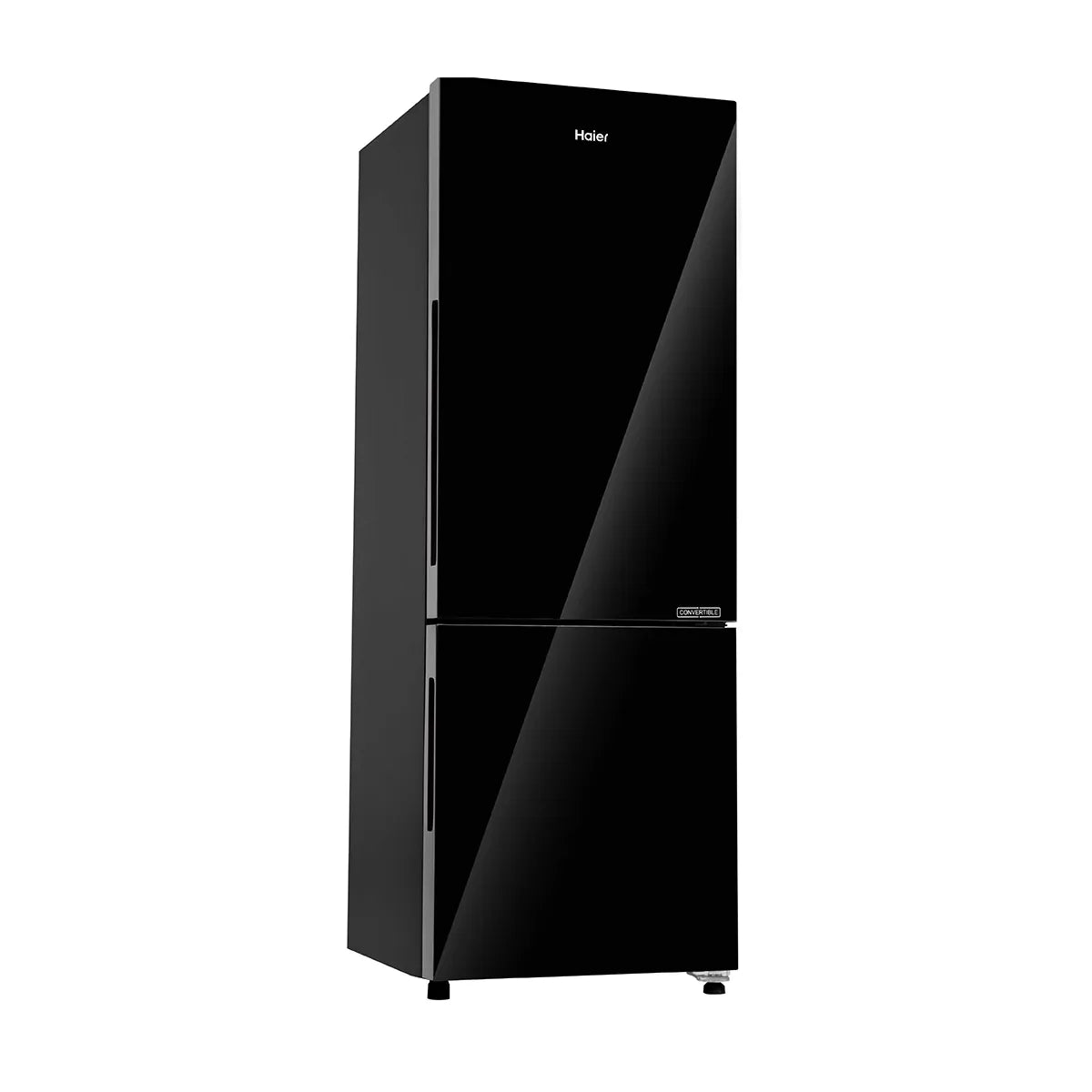 HAIER 265L BOTTOM MOUNT REFRIGERATOR – BLACK GLASS HRB-3152PKGA-P