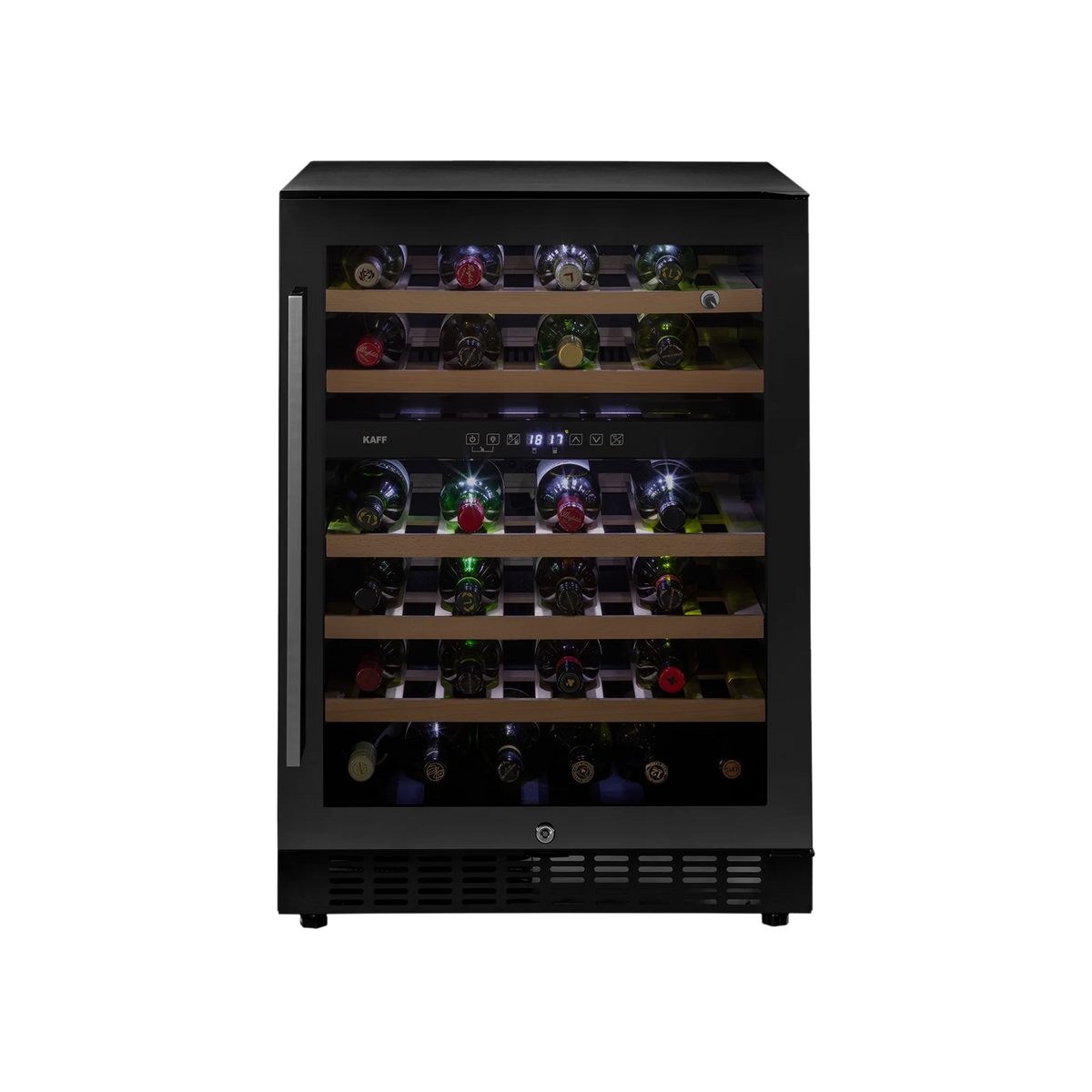 KAFF WC135 - DZ Dual Zone Wine Cooler (Built-in), 46 Bottles Capacity, Touch Control-3