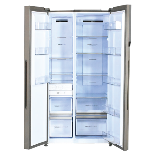 Haier 602L Mirror Glass 3 Star Smart Convertible Side-by-Side Refrigerator (HRS-682PMGU1)-4