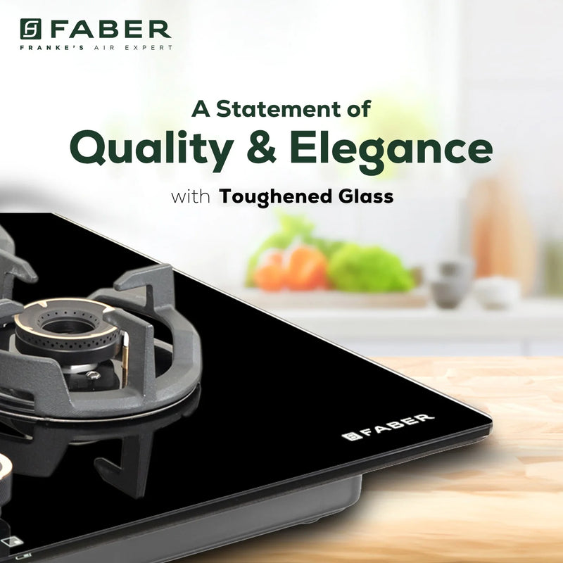 Faber Hob Experia HT703 ALU AI 70 cm Built-In Gas Hob – 3 Brass Burners, Auto Electric Ignition & Premium Glass Surface-16