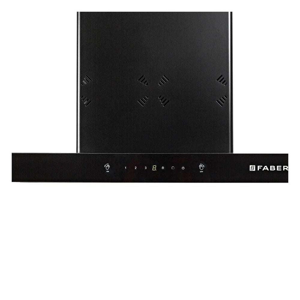 Faber Cygnus IN 3D HC SC FL BK 75 cm Wall-Mounted Chimney – 1400 m³/hr Suction, 3D Suction & Auto-Clean-8