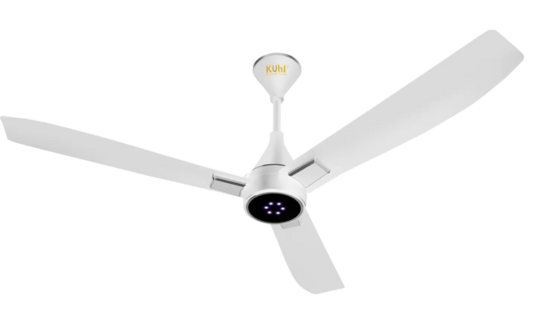 Kühl Arctis A8 BLDC Ceiling Fan 1200mm | 5 Star Energy Saving Fan | LED Speed Display | Silent 3 Blade Fan | Remote Control | Anti-Dust-1