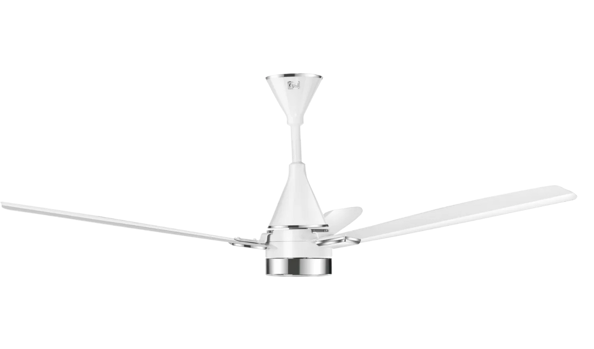 Kühl Arctis A9 BLDC Ceiling Fan 1200mm | 5 Star Energy Saving Fan | 3 Colour Downlight | Silent 3 Blade Fan | Remote Control | 220 CMM Airflow