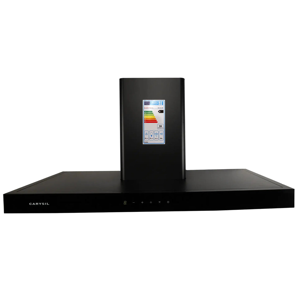 Carysil Berlin BLDC Chimney (60 cm / 90 cm) | 1200 m³/h Suction | BLDC Silent Motor with Motion Sensor | Filterless Kitchen Chimney with Touch Control-1