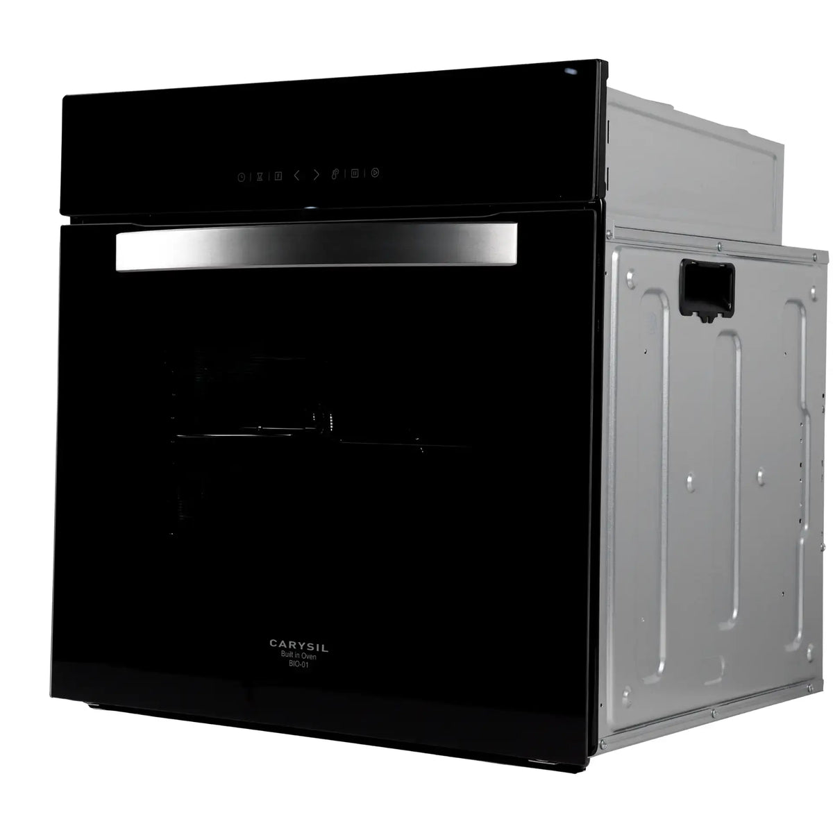 Carysil Built-In Oven BIO-01 – 65L Capacity, 9 Cooking Functions, Black Glass Finish, A Energy Rating, 30°C–250°C Temperature Range, Built-In Electric Oven-5