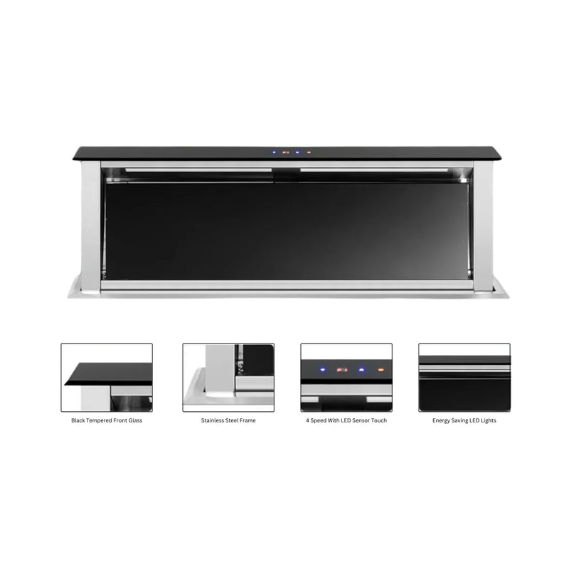 KAFF Townsville 90 IS 90 cm Downdraft Chimney-3