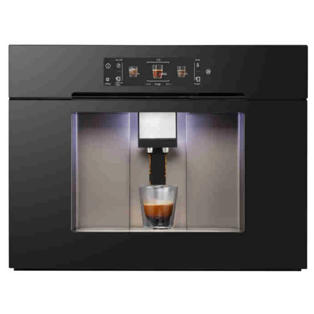 Carysil Built-in Coffee Maker 02 | 19 Bar Pressure | Touchscreen Display | Milk Frother | Built-in Grinder | 1.8L Capacity-1