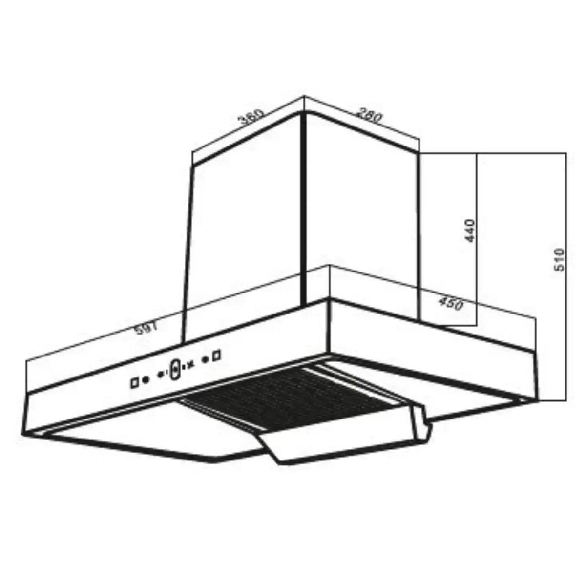 Carysil Crysta Plus BLDC  Chimney (60 / 75 / 90 cm) | 1350 m³/hr Suction | Filterless Auto-Clean | Touch & Motion Sensor Control | Premium Black Glass Kitchen Chimney