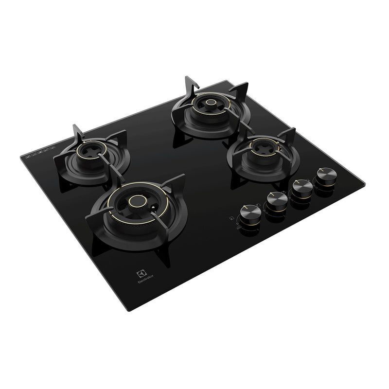 Electrolux EHG6430BC 60 cm Built-in Gas Hob with Black Glass Finish-2